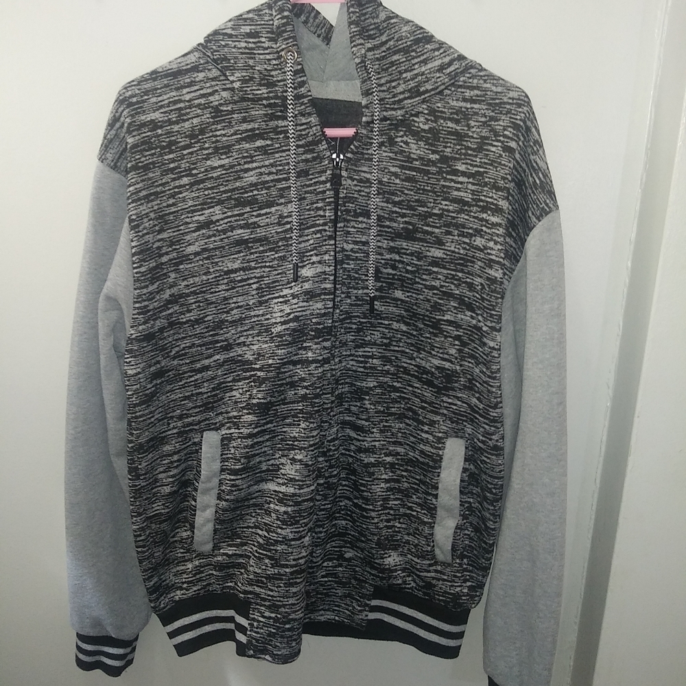 ROK Hand Crafted Varsity Zip Up Hoody
